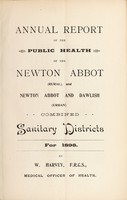 view [Report 1898] / Medical Officer of Health, Newton Abbot R.D.C., Newton Abbot U.D.C., Dawlish U.D.C.