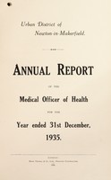 view [Report 1935] / Medical Officer of Health, Newton-in-Makerfield U.D.C.