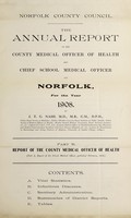 view [Report 1908] / Medical Officer of Health, Norfolk County Council.