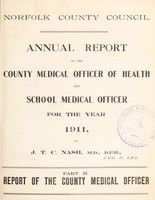 view [Report 1911] / Medical Officer of Health, Norfolk County Council.