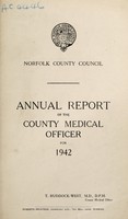 view [Report 1942] / Medical Officer of Health, Norfolk County Council.