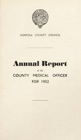 view [Report 1952] / Medical Officer of Health, Norfolk County Council.