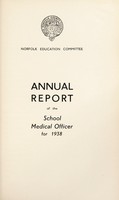 view [Report 1938] / School Medical Officer of Health, Norfolk County Council.