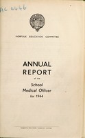 view [Report 1944] / School Medical Officer of Health, Norfolk County Council.