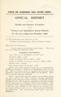 view [Report 1925] / Medical Officer of Health, Norham & Islandshires R.D.C.