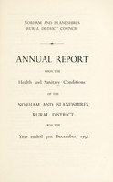 view [Report 1952] / Medical Officer of Health, Norham & Islandshires R.D.C.