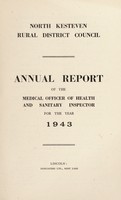 view [Report 1943] / Medical Officer of Health, North Kesteven R.D.C.