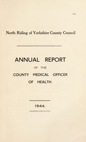 view [Report 1944] / Medical Officer of Health, North Riding of Yorkshire County Council.