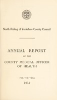 view [Report 1951] / Medical Officer of Health, North Riding of Yorkshire County Council.