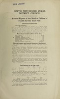 view [Report 1925] / Medical Officer of Health, North Witchford R.D.C.
