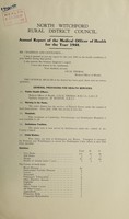 view [Report 1948] / Medical Officer of Health, North Witchford R.D.C.