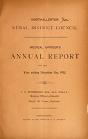 view [Report 1902] / Medical Officer of Health, Northallerton R.D.C.