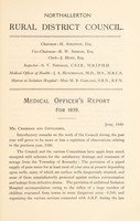 view [Report 1939] / Medical Officer of Health, Northallerton R.D.C.