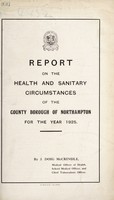 view [Report 1925] / Medical Officer of Health, Northampton County Borough.