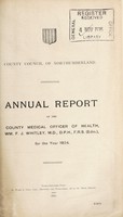 view [Report 1934] / Medical Officer of Health, Northumberland County Council.