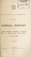 view [Report 1935] / Medical Officer of Health, Northumberland County Council.