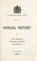 view [Report 1969] / Medical Officer of Health, Northumberland County Council.