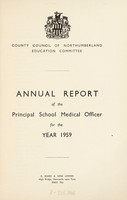 view [Report 1959] / School Medical Officer of Health, Northumberland County Council.