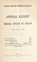 view [Report 1896] / Medical Officer of Health, Norton (Derbs.) R.D.C.