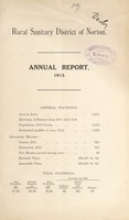 view [Report 1913] / Medical Officer of Health, Norton (Derbs.) R.D.C.