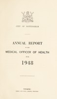 view [Report 1948] / Medical Officer of Health, Nottingham City.