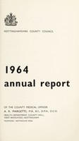 view [Report 1964] / Medical Officer of Health, Nottinghamshire County Council.