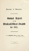 view [Report 1925] / Medical Officer of Health, Nuneaton Borough.