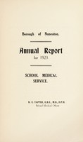 view [Report 1923] / School Medical Officer of Health, Nuneaton Borough.