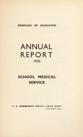 view [Report 1935] / School Medical Officer of Health, Nuneaton Borough.