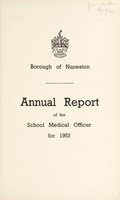 view [Report 1953] / School Medical Officer of Health, Nuneaton Borough.