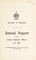 view [Report 1956] / School Medical Officer of Health, Nuneaton Borough.