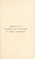 view Principles of diagnosis and treatment in heart affections / by Sir James Mackenzie.