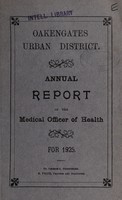 view [Report 1925] / Medical Officer of Health, Oakengates U.D.C.