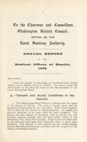 view [Report 1913] / Medical Officer of Health, Okehampton R.D.C.