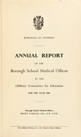 view [Report 1960] / School Medical Officer of Health, Oldbury Borough.