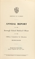 view [Report 1961] / School Medical Officer of Health, Oldbury Borough.