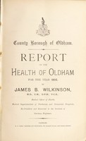 view [Report 1902] / Medical Officer of Health, Oldham County Borough.