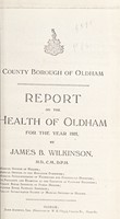 view [Report 1921] / Medical Officer of Health, Oldham County Borough.