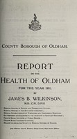 view [Report 1931] / Medical Officer of Health, Oldham County Borough.