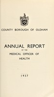 view [Report 1937] / Medical Officer of Health, Oldham County Borough.