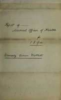 view [Report 1894] / Medical Officer of Health, Ormesby U.D.C.