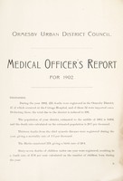 view [Report 1902] / Medical Officer of Health, Ormesby U.D.C.