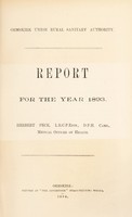 view [Report 1893] / Medical Officer of Health, Ormskirk (Union) R.D.C.