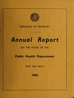 view [Report 1965] / Medical Officer of Health, Oswestry Borough.