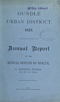 view [Report 1925] / Medical Officer of Health, Oundle U.D.C.