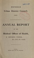 view [Report 1937] / Medical Officer of Health, Oundle U.D.C.