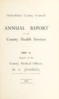 view [Report 1935] / Medical Officer of Health, Oxfordshire County Council.