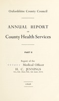 view [Report 1949] / Medical Officer of Health, Oxfordshire County Council.