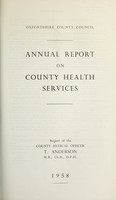 view [Report 1958] / School Health Service, Oxfordshire County Council.