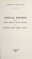 view [Report 1964] / School Health Service, Oxfordshire County Council.